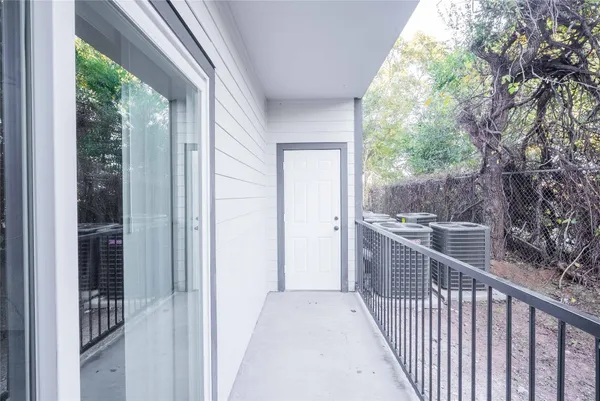 a view of a balcony