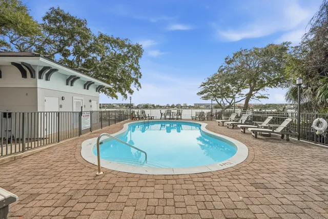 a building with trees in front of it
