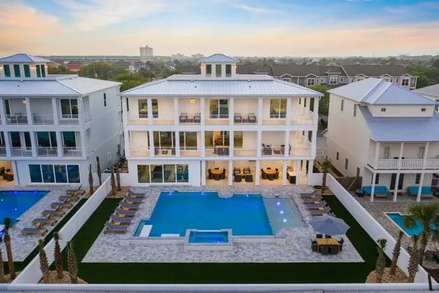 a view of city with tall buildings