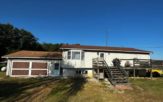 a view of a large building with many windows