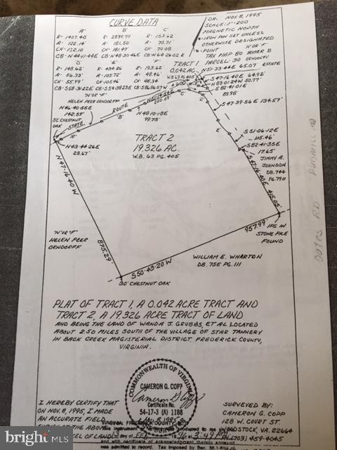 0 Oates Road Star Tannery, VA 22654 - Photo 3 of 25 Plat