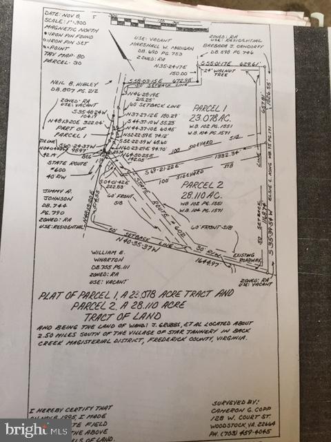 0 Oates Road Star Tannery, VA 22654 - Photo 4 of 25 Plat