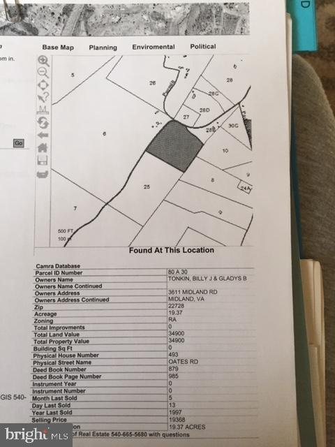 0 Oates Road Star Tannery, VA 22654 - Photo 5 of 25 Plat