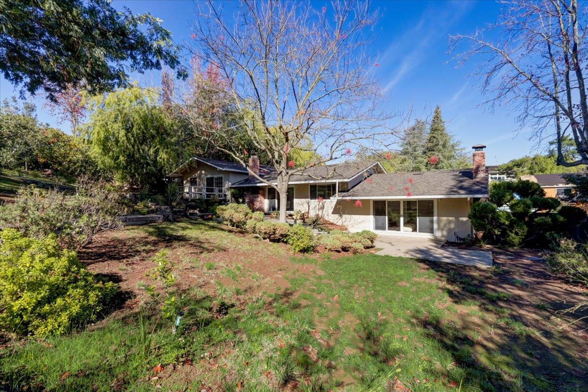 1276 Echo Valley Drive San Jose, CA 95120 - Photo 45 of 54 a front view of house with yard and trees around