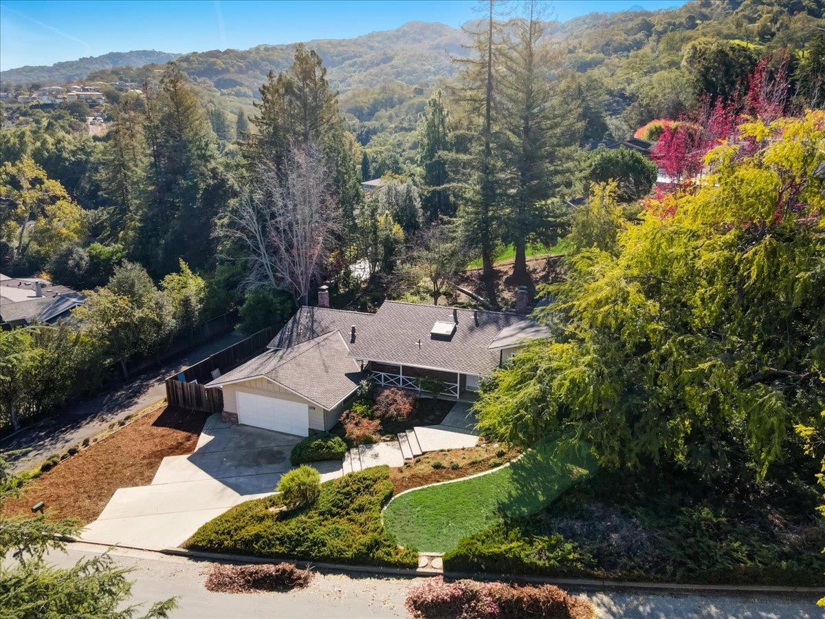 1276 Echo Valley Drive San Jose, CA 95120 - Photo 47 of 54 an aerial view of a house with a yard
