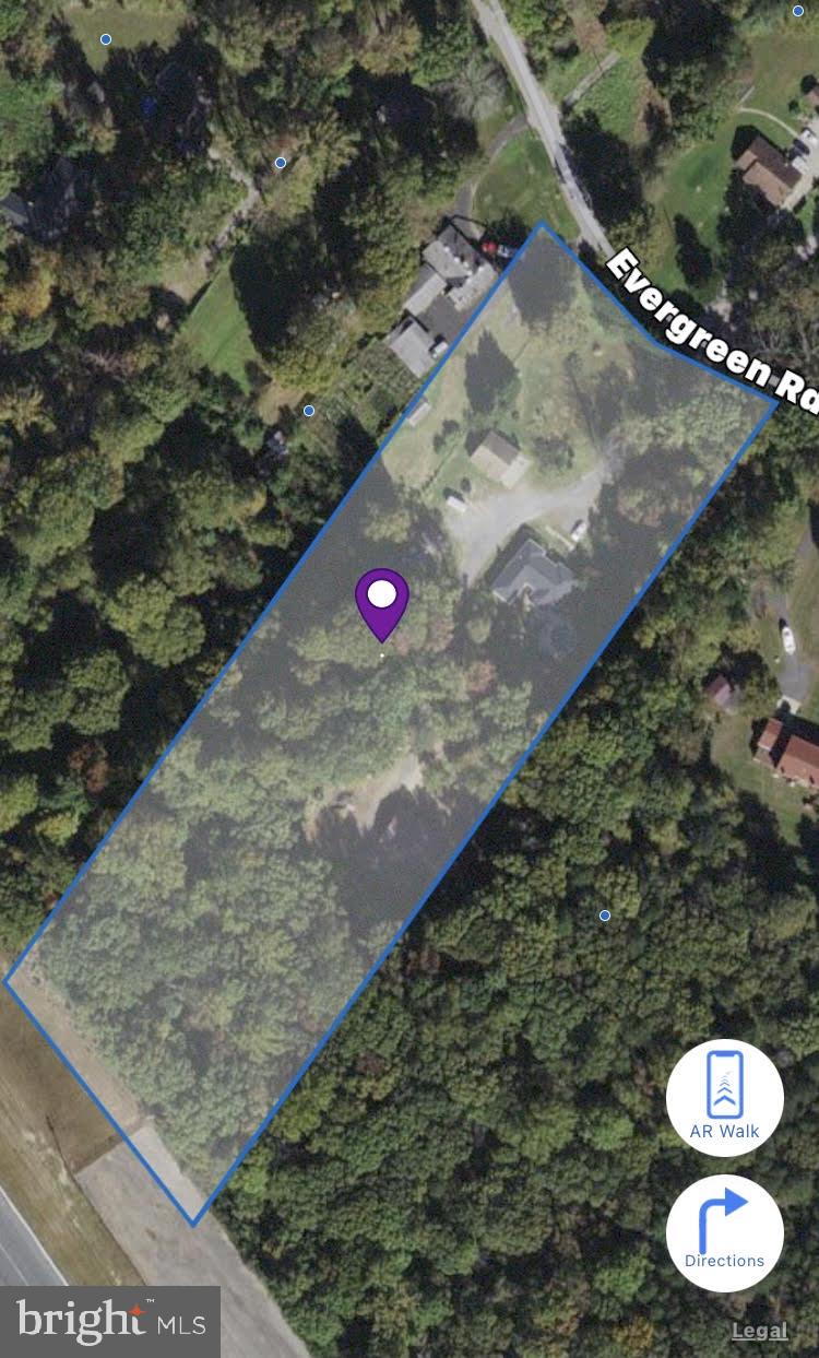 2647 Evergreen Road Odenton, MD 21054 - Photo 7 of 57 Satellite View of Property Boundaries via Homesnap