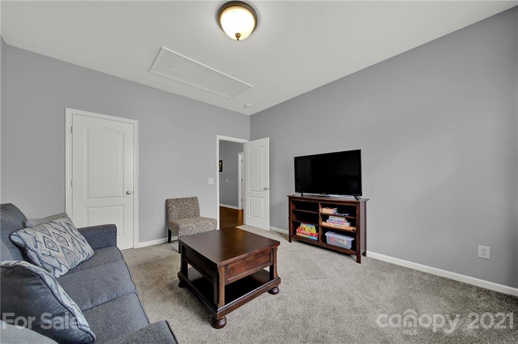 324 Miners Cove Way Fort Mill, SC 29708 - Photo 35 of 48 a living room with furniture and a flat screen tv