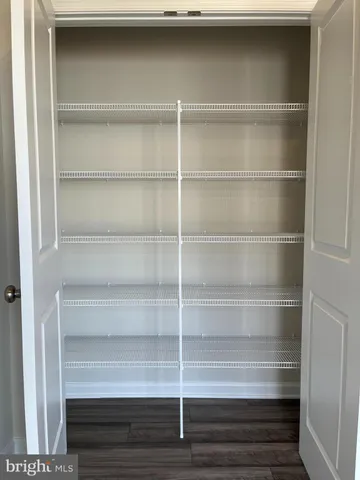 a view of walk in closet