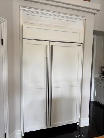 a close view of closet