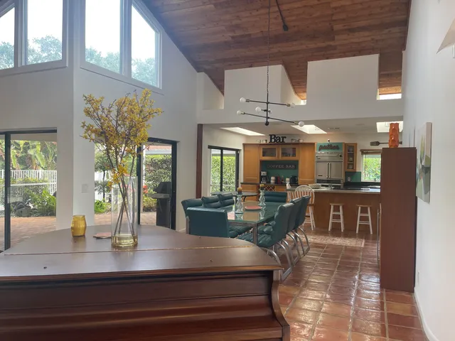 a room with lots of counter space