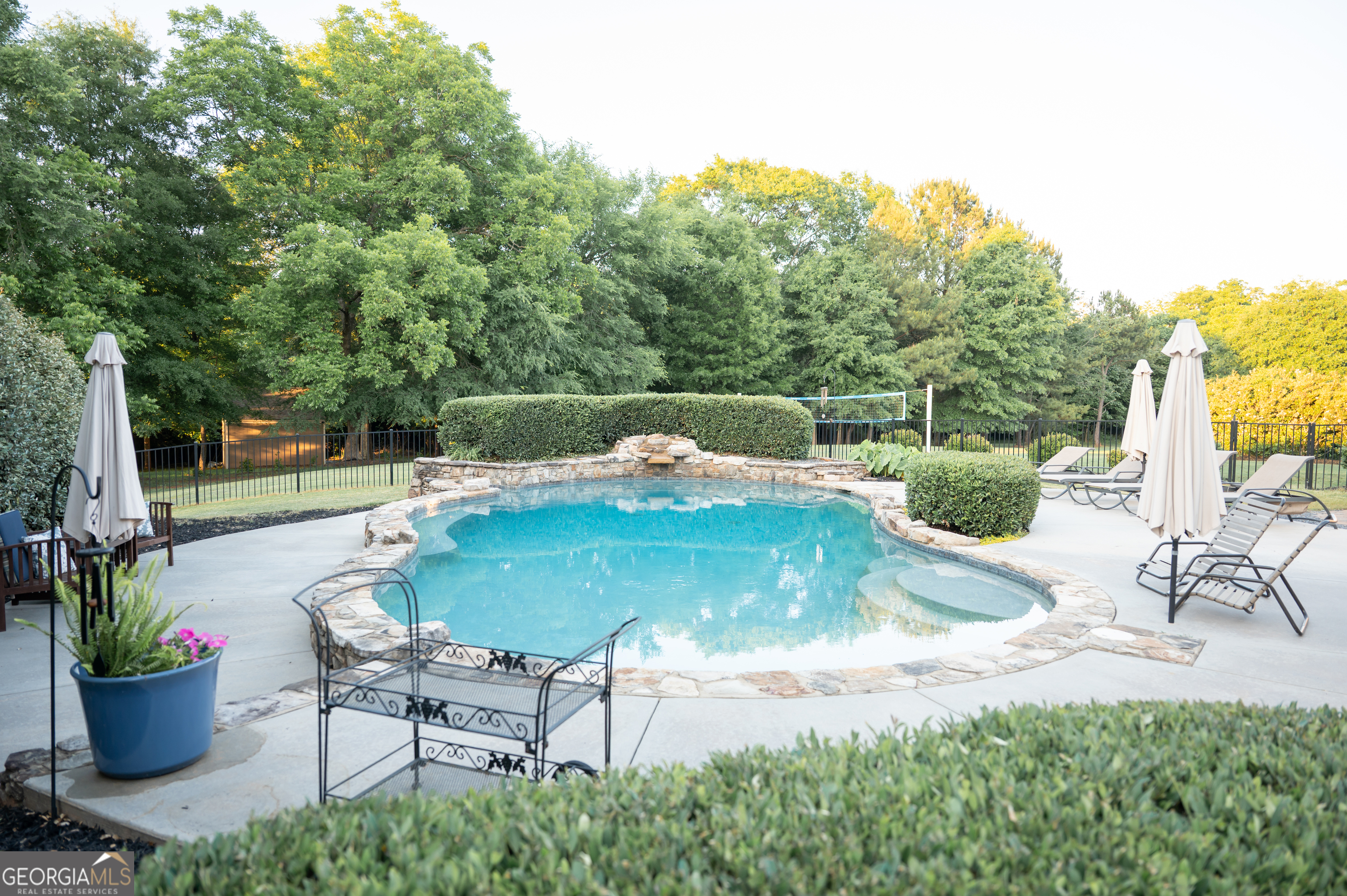 415 EAS Way Fayetteville, GA 30215 - Photo 44 of 70 a view of a backyard with sitting area