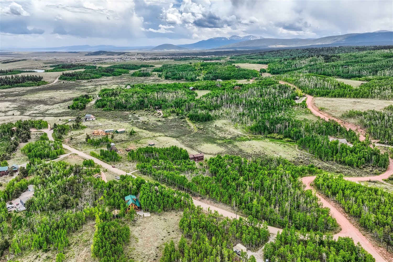 612 Iron Mountain Road Fairplay, CO 80440 - Photo 9 of 21 a view of a city with lush green forest