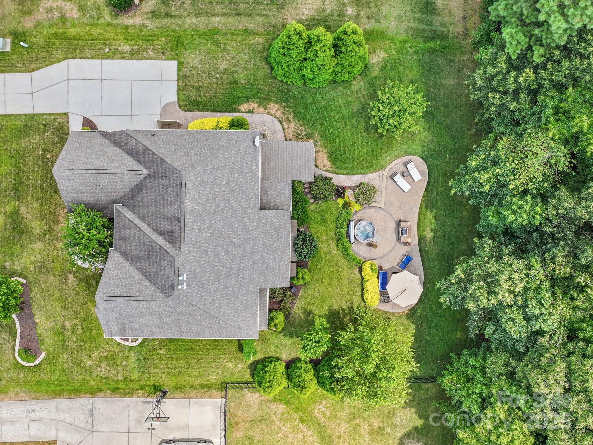 9639 Estridge Lane Concord, NC 28027 - Photo 46 of 48 an aerial view of a house with outdoor space sitting space