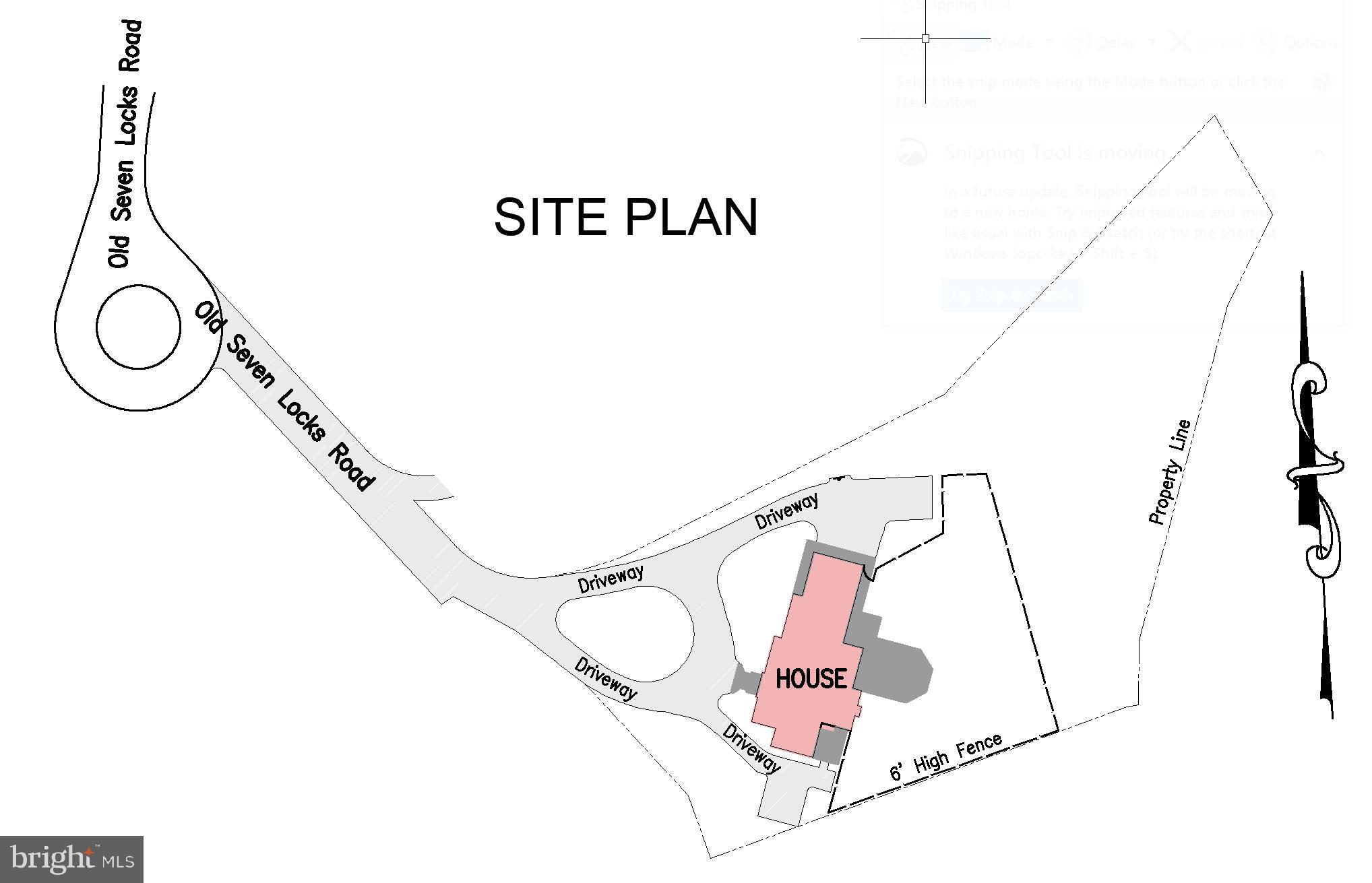 8309 Old Seven Locks Road Bethesda, MD 20817 - Photo 75 of 78 Site Plan