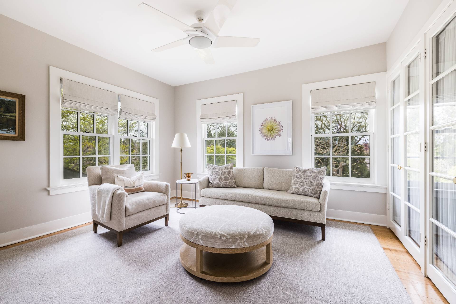 17 Apaquogue Road East Hampton, NY 11937 - Photo 23 of 37 a living room with furniture and a large window