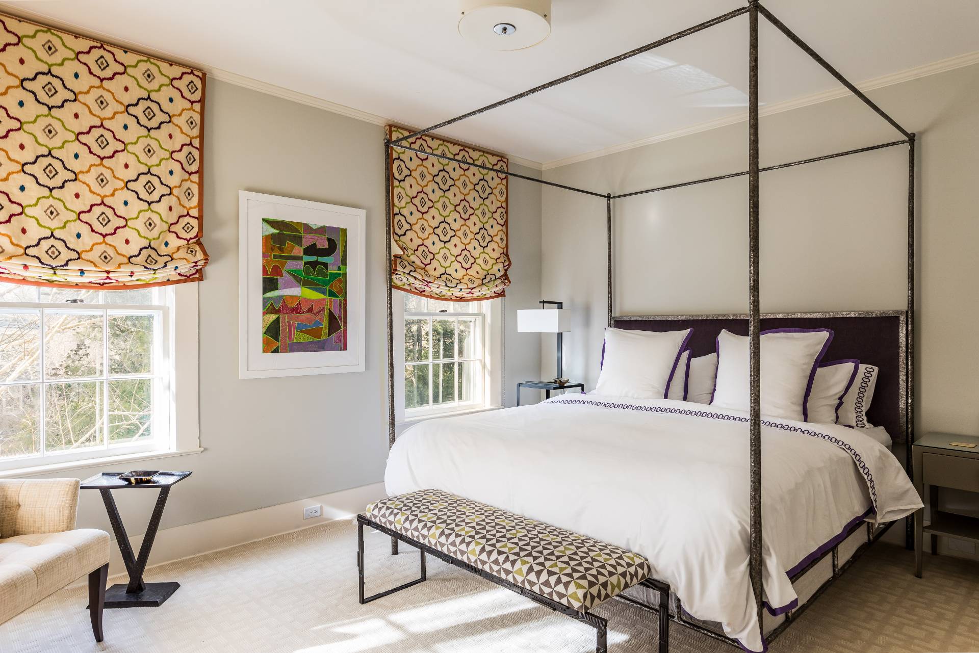 17 Apaquogue Road East Hampton, NY 11937 - Photo 25 of 37 a bedroom with a bed and with chair