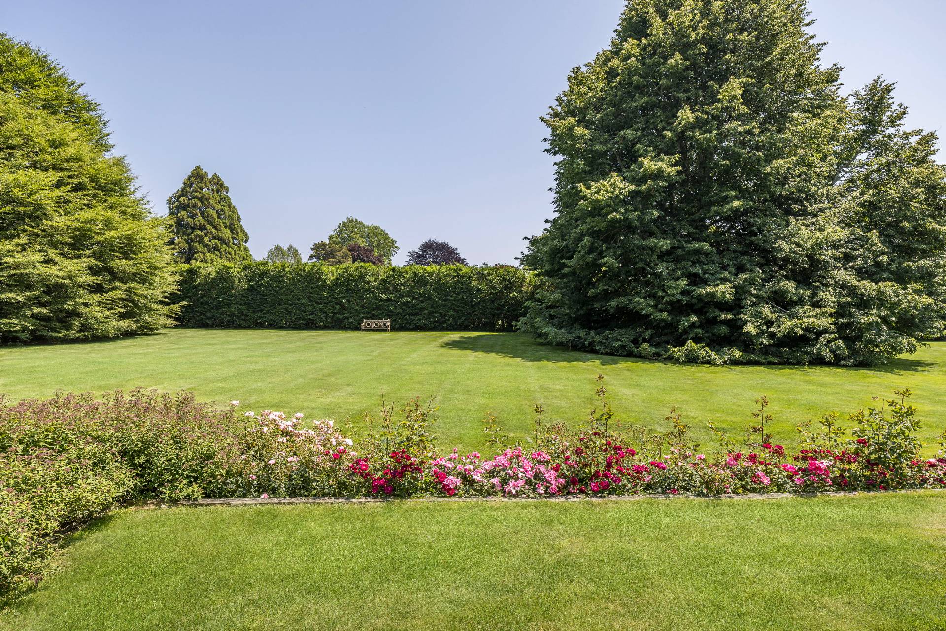 17 Apaquogue Road East Hampton, NY 11937 - Photo 35 of 37 a view of a garden with flowers and plants