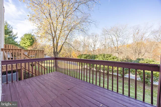 a view of a house with a deck