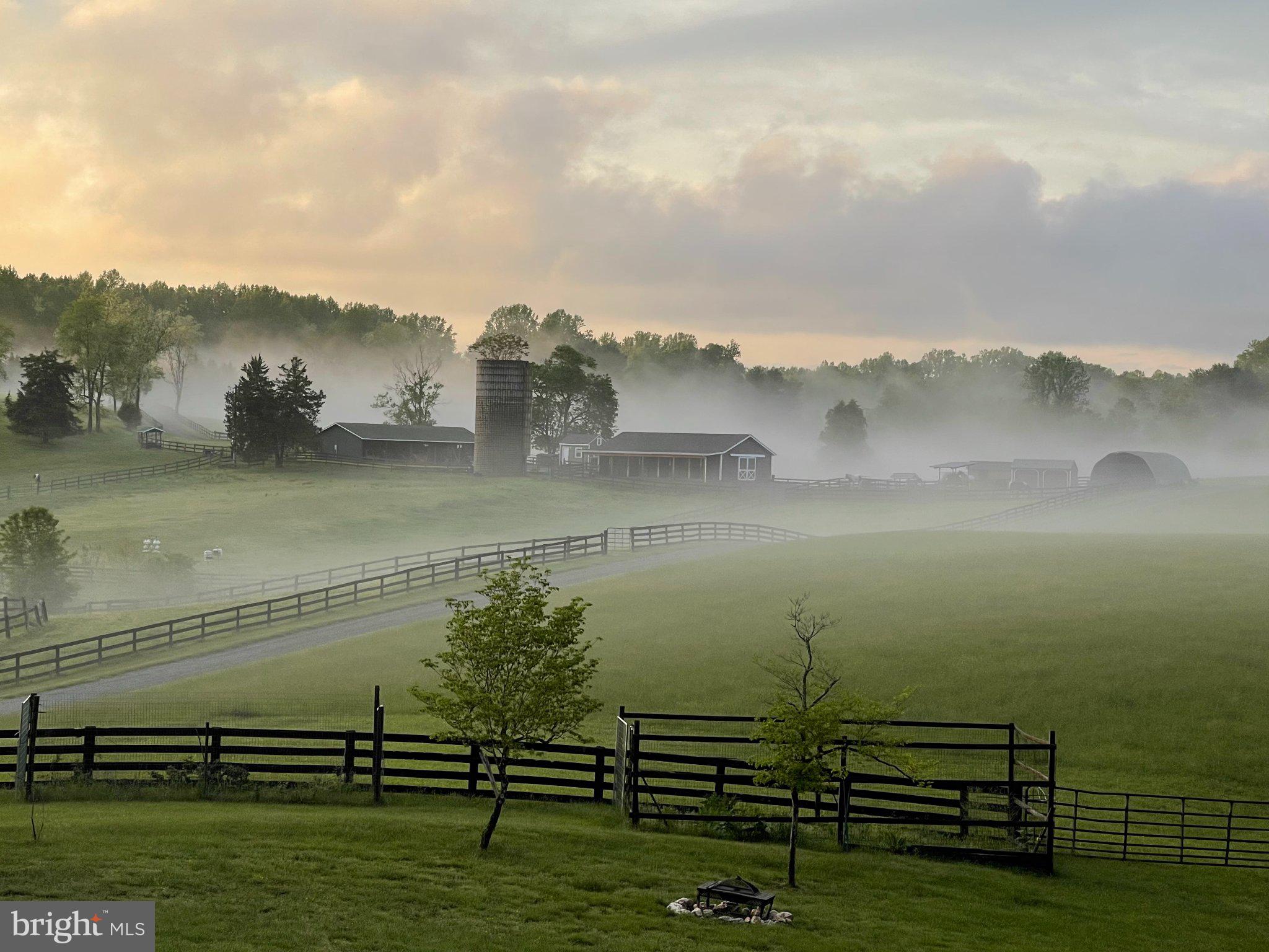 7747 Riverside Farm Road Marshall, VA 20115 - Photo 68 of 69 Serene morning mist over farmland.