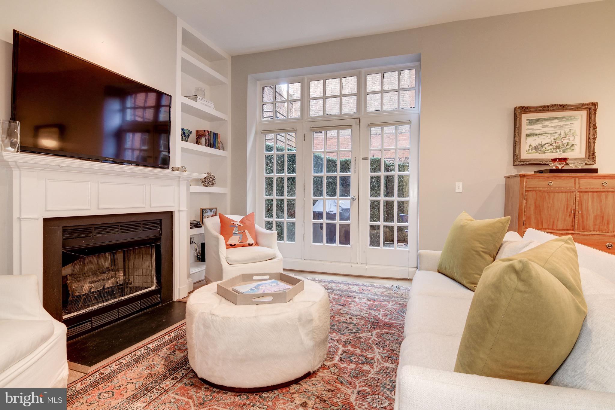 1408 Q Street Northwest, Unit 1 Washington, DC 20009 - Photo 7 of 20 South Facing Windows and Access to Walled Terrace