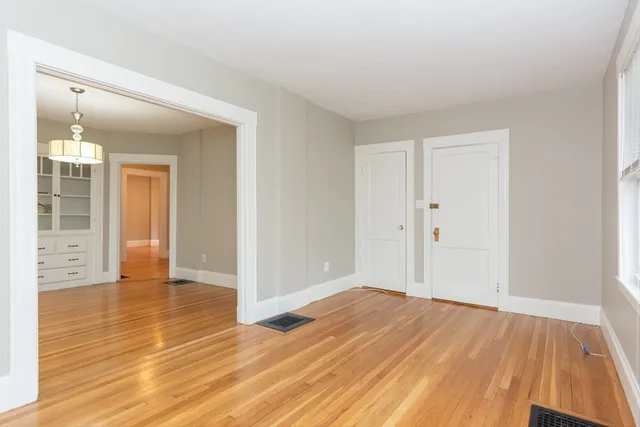 wooden floor in an empty room