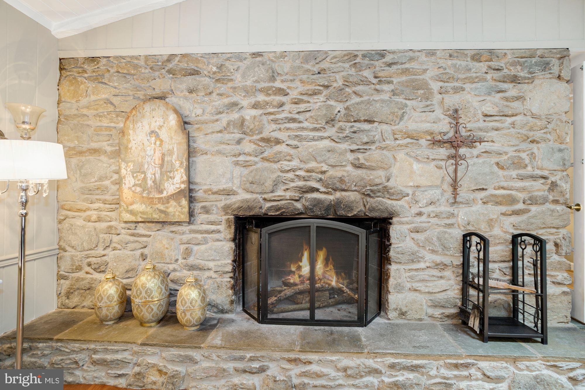 23320 Mersey Road Middleburg, VA 20117 - Photo 13 of 54 Stunning stone wall and hearth