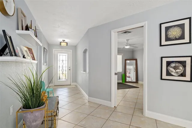 a view interior of a house and an entryway