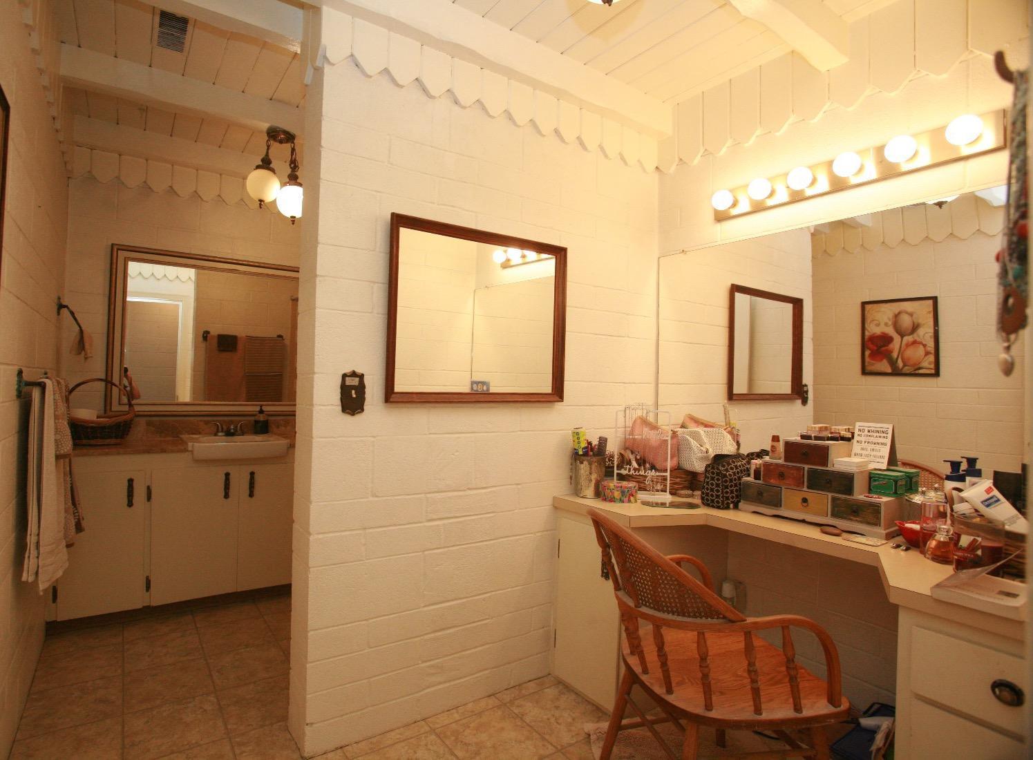 3125 Old Military Road Central Point, OR 97502 - Photo 15 of 29 a bathroom with a sink and a mirror