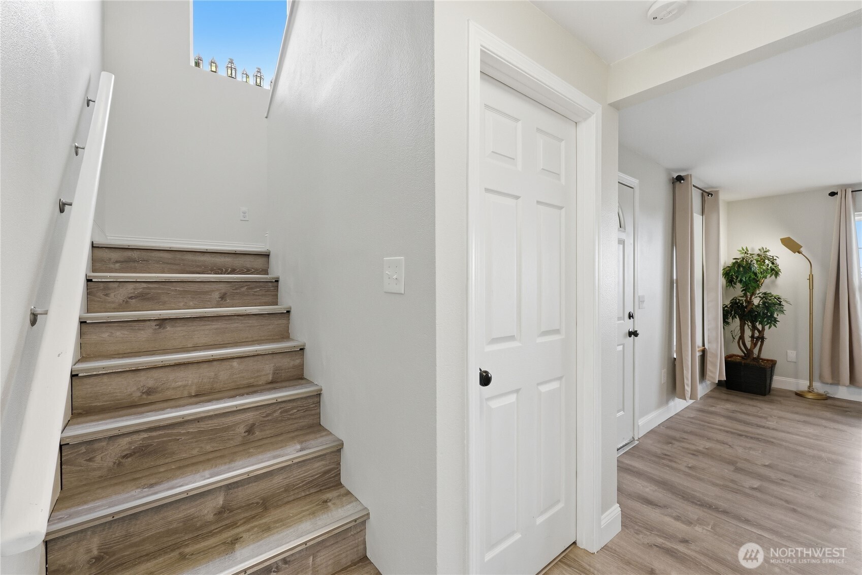 110 Alpine Loop Sequim, WA 98382 - Photo 16 of 36 a view of an entryway with wooden floor