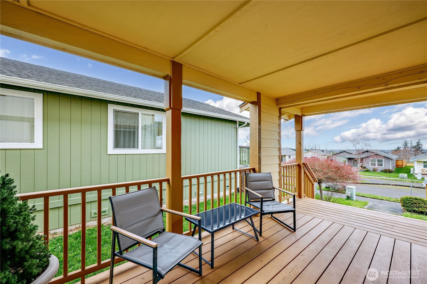 110 Alpine Loop Sequim, WA 98382 - Photo 5 of 36 a view of a two chairs in the balcony