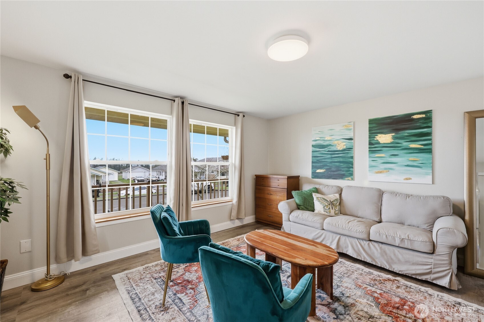 110 Alpine Loop Sequim, WA 98382 - Photo 6 of 36 a living room with furniture and a window