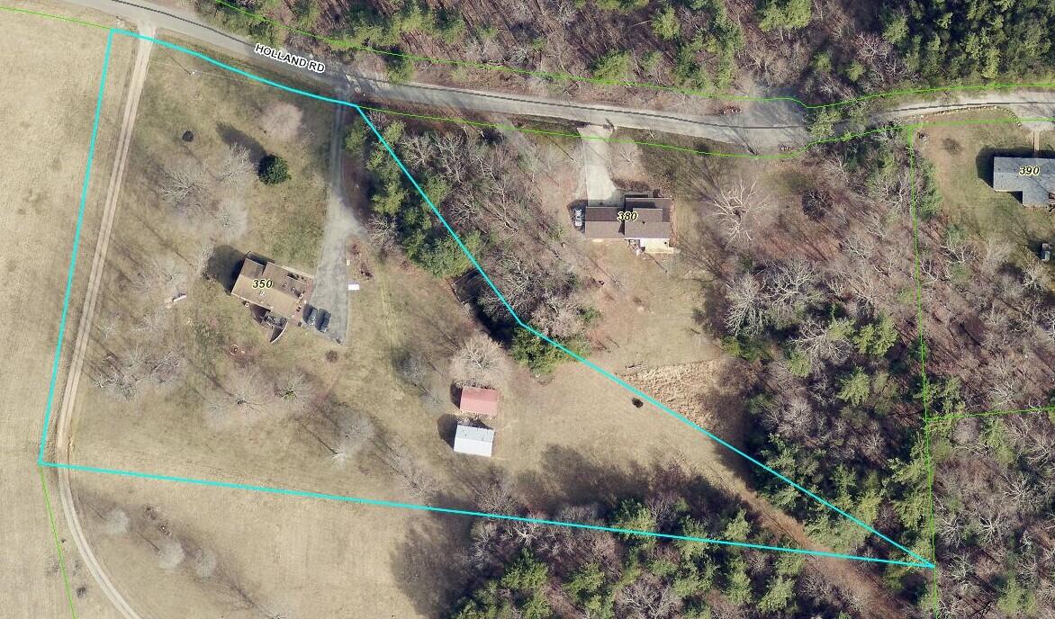 350 Holland Road Callaway, VA 24067 - Photo 34 of 36 350 Holland Rd - County GIS Overlay map