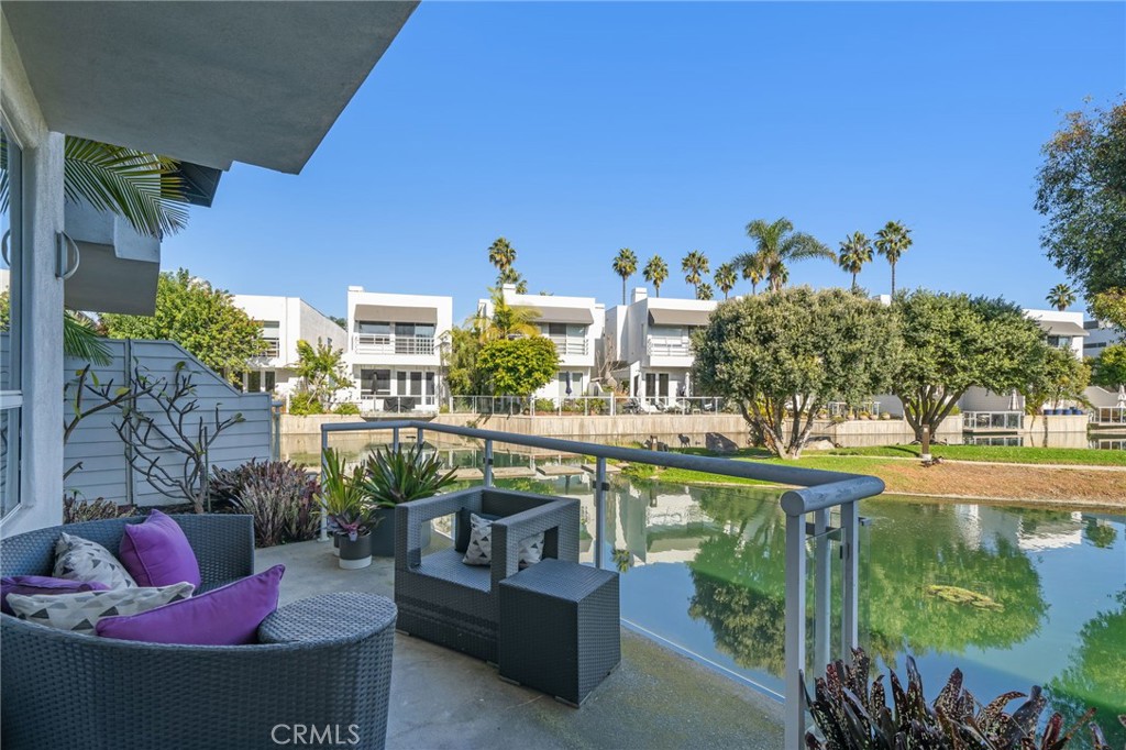 620 Harbor Street, Unit 6 Venice, CA 90291 - Photo 55 of 64 lagoon view patio from living room 1st floor
