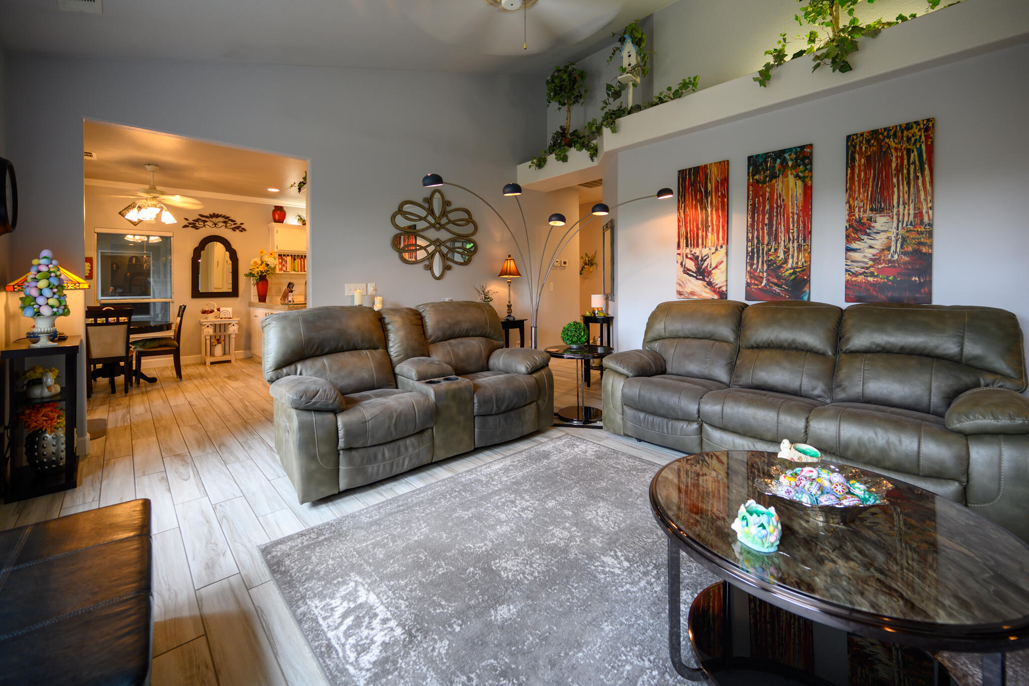 2071 Hope Lane Redding, CA 96003 - Photo 15 of 45 a living room with furniture and a large window