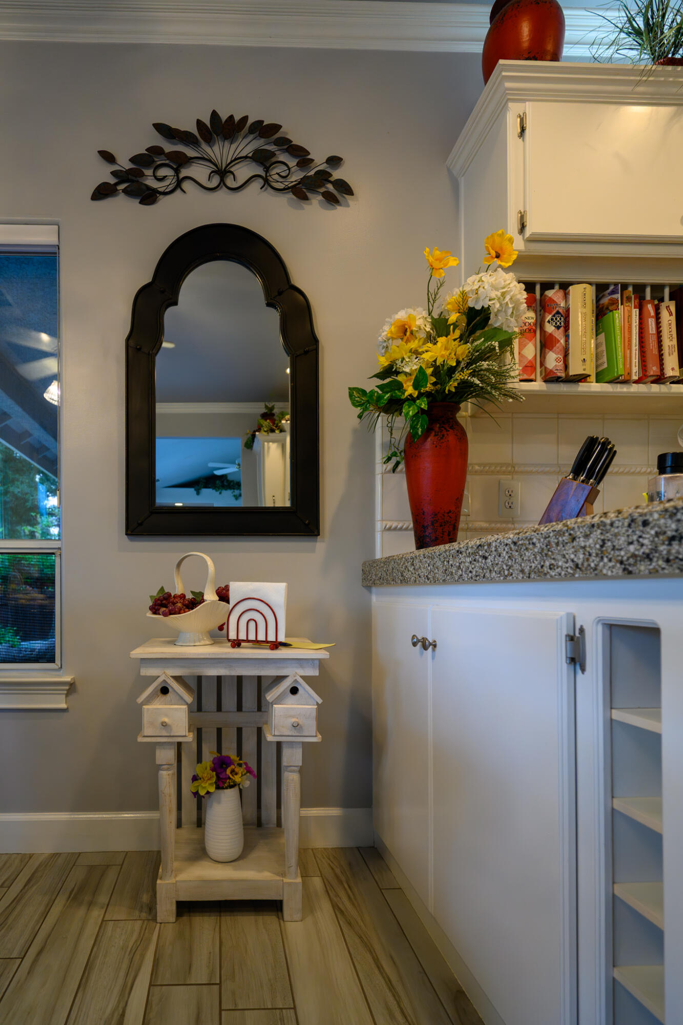 2071 Hope Lane Redding, CA 96003 - Photo 24 of 45 a living room with furniture and a book shelf