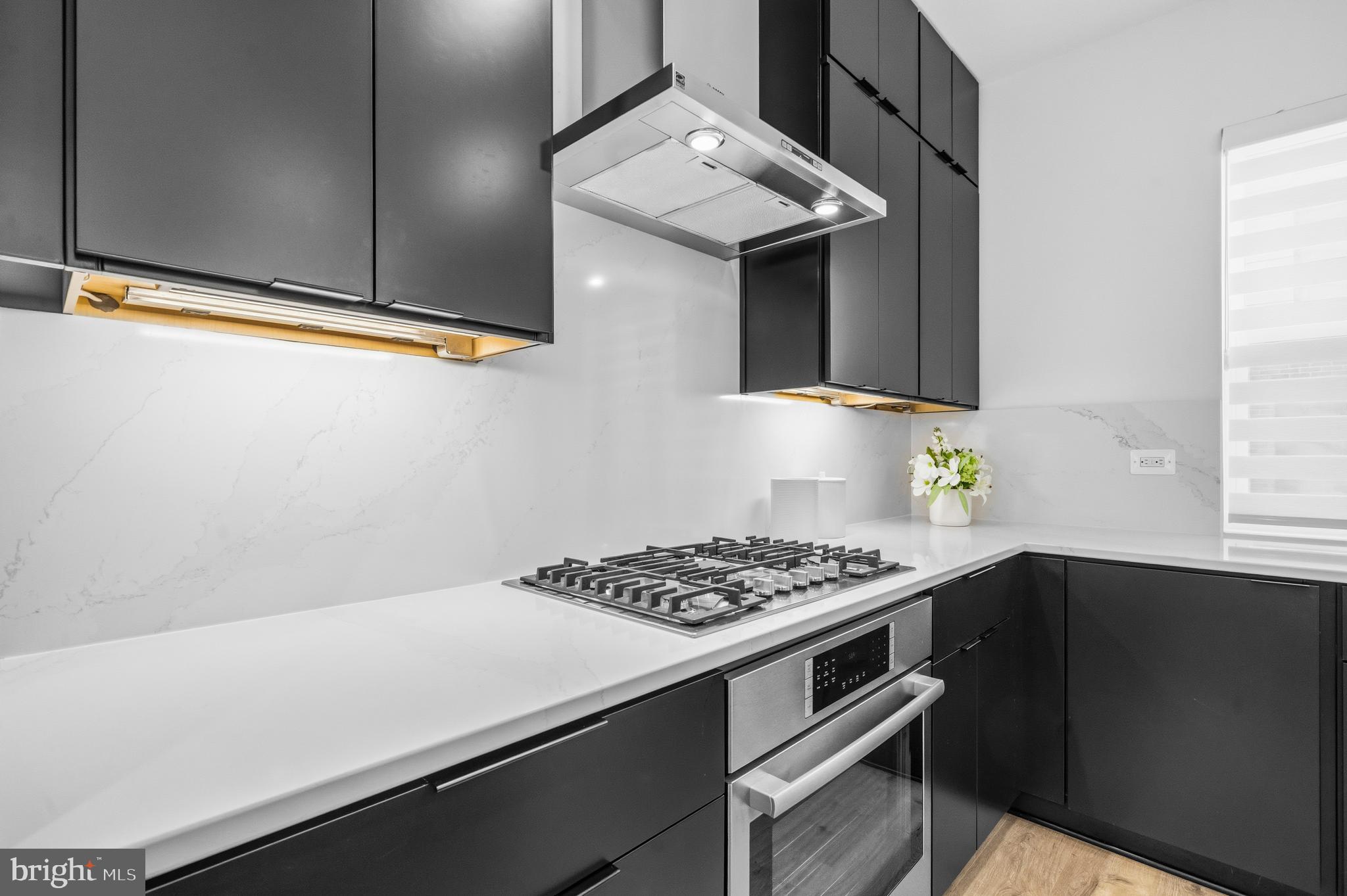 2040 Tysons Ridgeline Road Falls Church, VA 22043 - Photo 15 of 56 a kitchen with stainless steel appliances a stove and a refrigerator