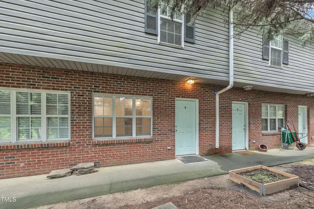 a view of a house with a patio