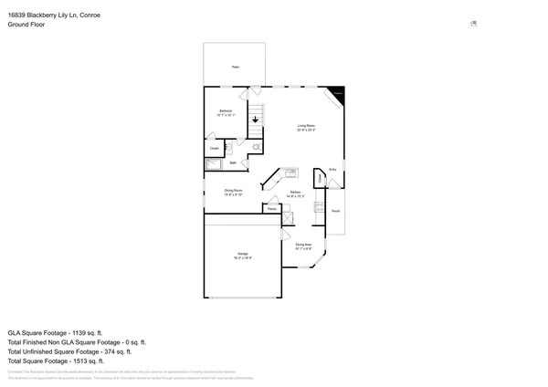 $2,100 | 16839 Blackberry Lily Lane, Conroe, TX 77385