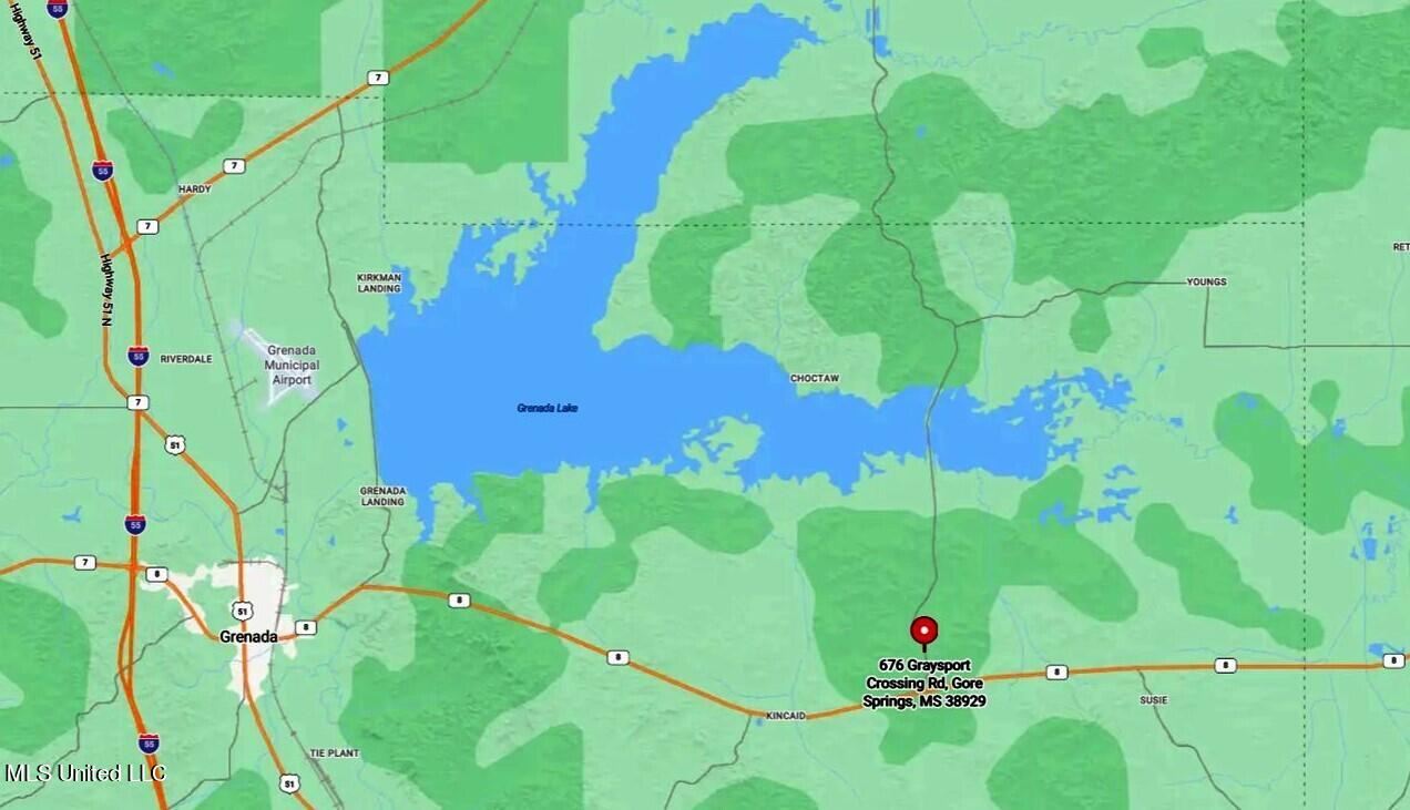 769 Graysport Crossing Road Gore Springs, MS 38929 - Photo 6 of 10 Map1