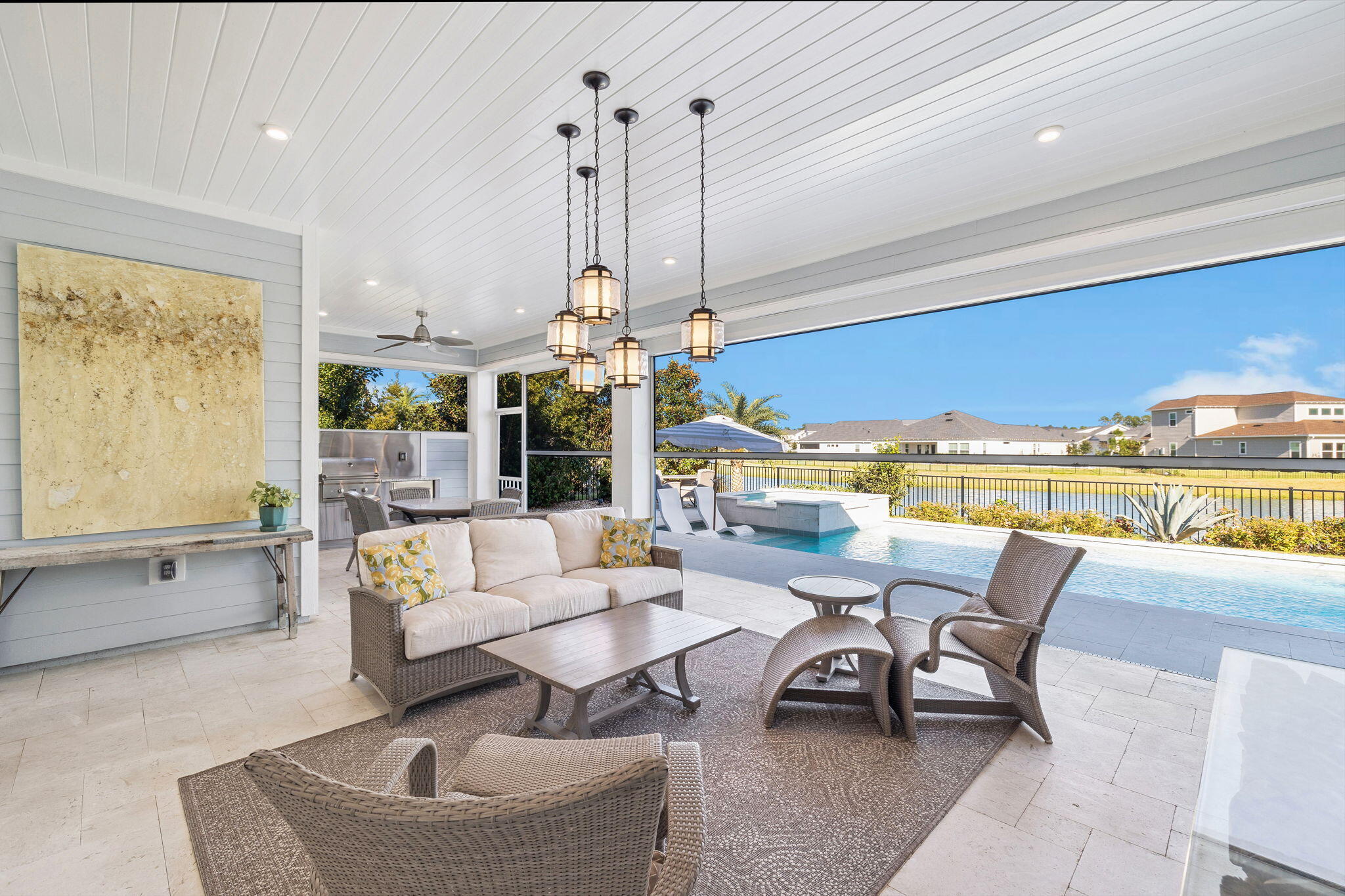 56 River Rise Way Inlet Beach Inlet Beach, FL 32461 - Photo 12 of 69 a living room with furniture and wooden floor