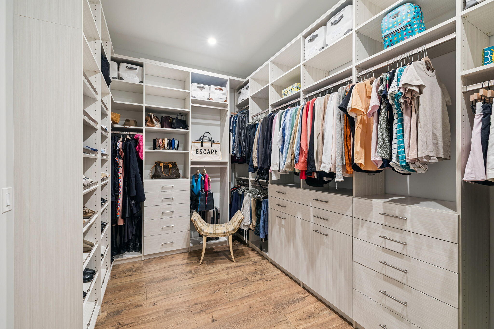 56 River Rise Way Inlet Beach Inlet Beach, FL 32461 - Photo 32 of 69 a view of walk in closet with clothes and shoes