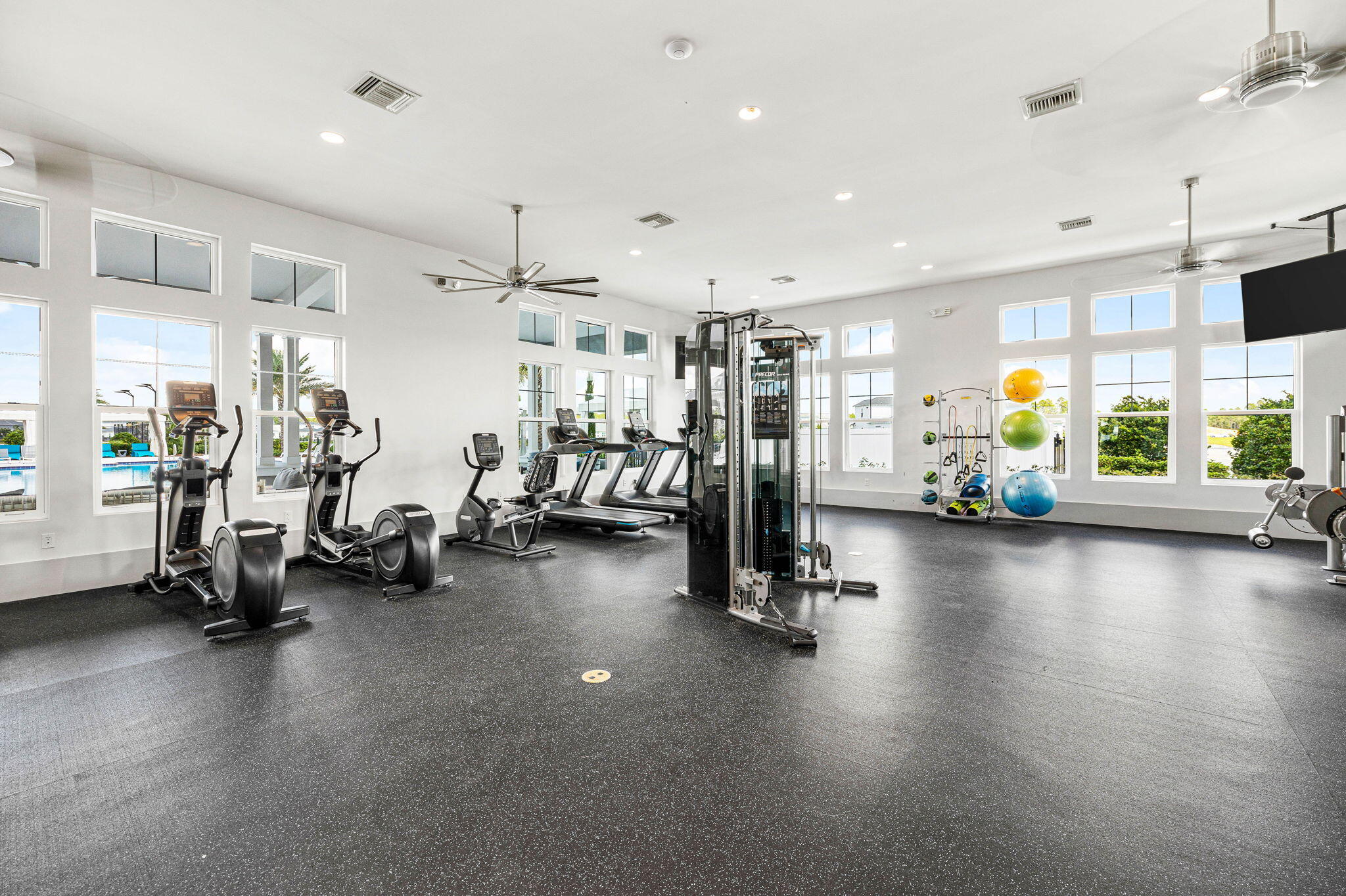 56 River Rise Way Inlet Beach Inlet Beach, FL 32461 - Photo 67 of 69 a view of a room with gym equipment