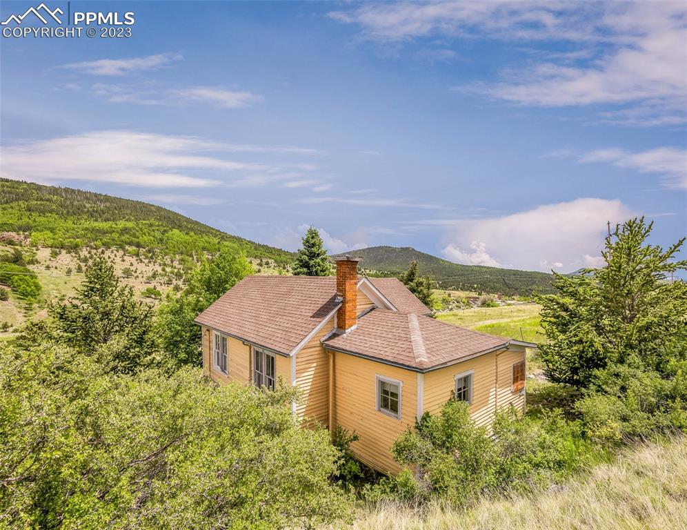 2 County Road 81 Victor, CO 80860 - Photo 6 of 28 a aerial view of a house