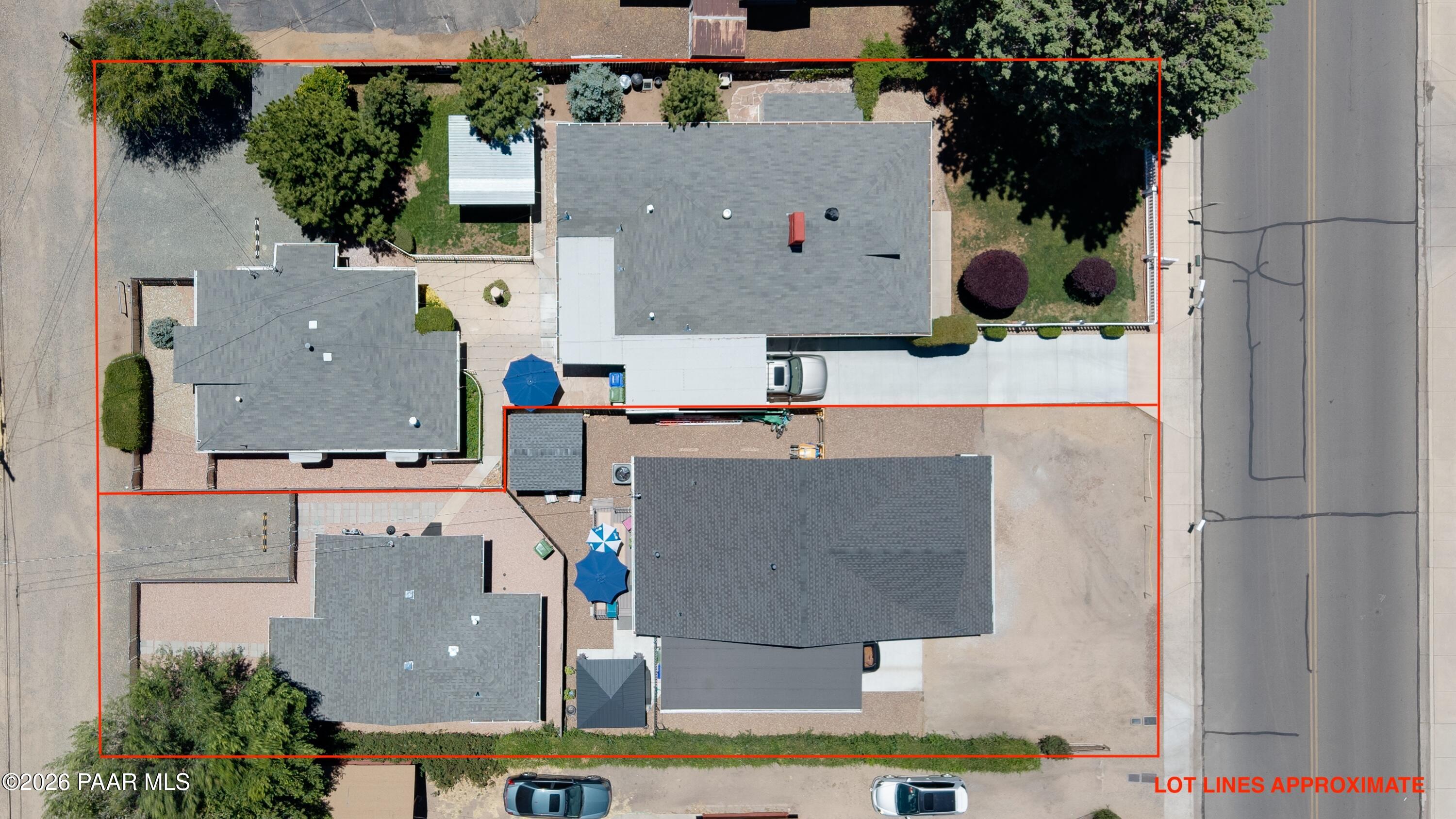 705 Ruth Street Prescott, AZ 86301 - Photo 6 of 86 Arial of all 4