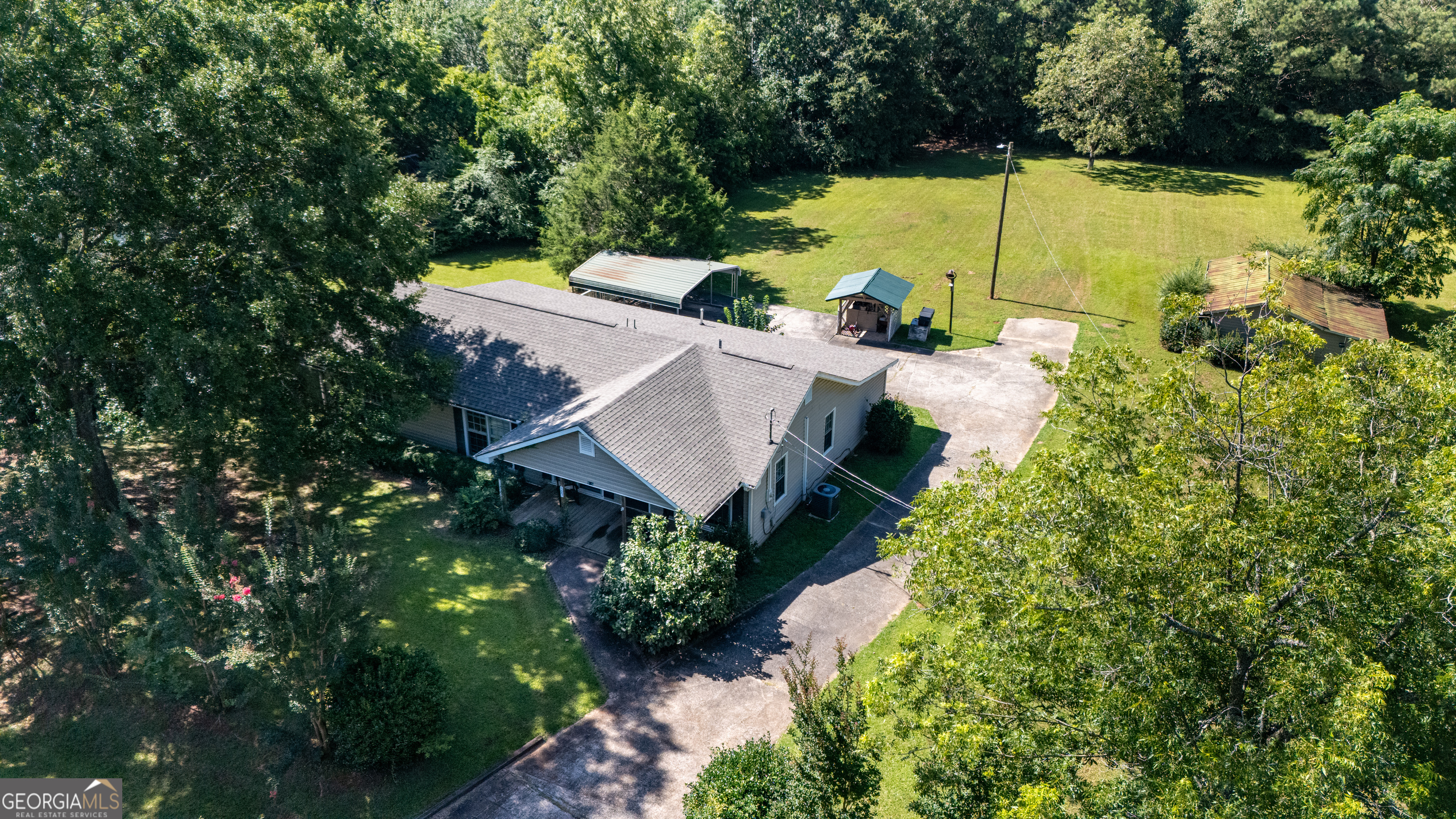 709 Vernon Ferry Road LaGrange, GA 30240 - Photo 23 of 27 an aerial view of a house with outdoor space