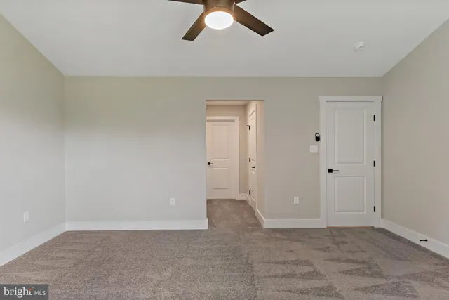 a view of an empty room