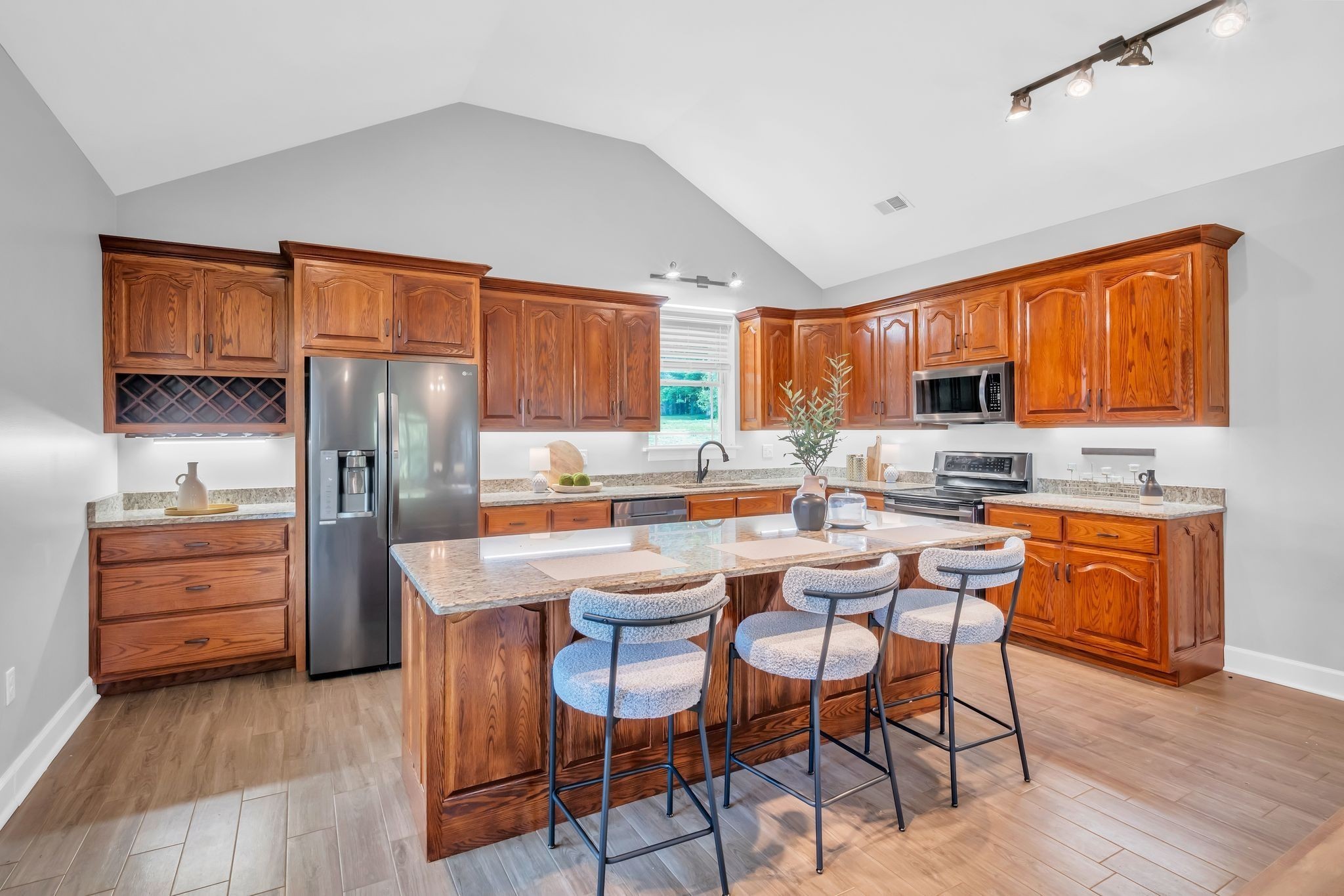 628 Hillview Road North Dickson, TN 37055 - Photo 26 of 54 ALL CUSTOM Cabinetry w/ Wine Storage + Slider Drawers