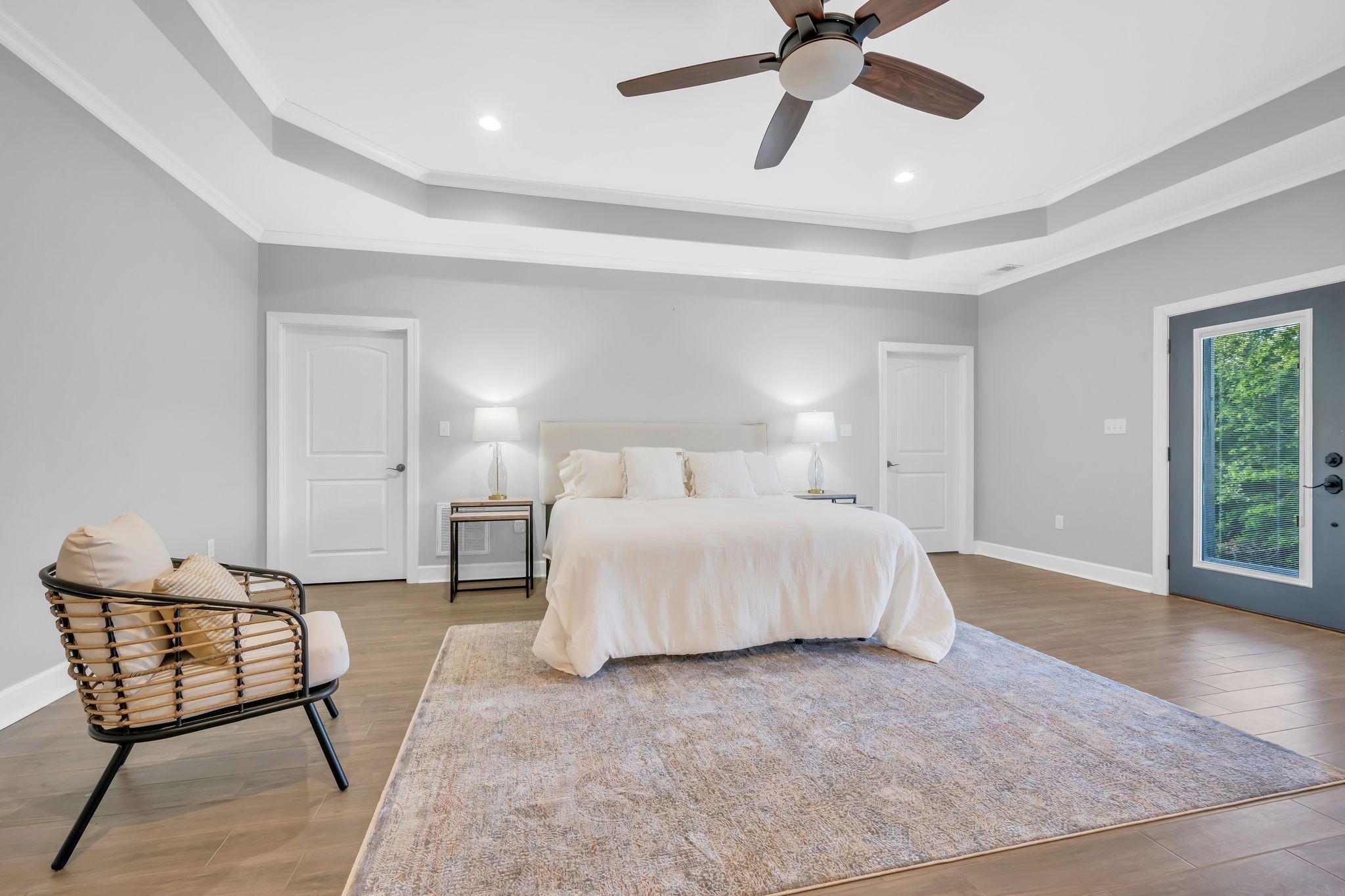 628 Hillview Road North Dickson, TN 37055 - Photo 32 of 54 HUGE PRIMARY SUITE w/ Trey Ceiling + Ceiling Fan