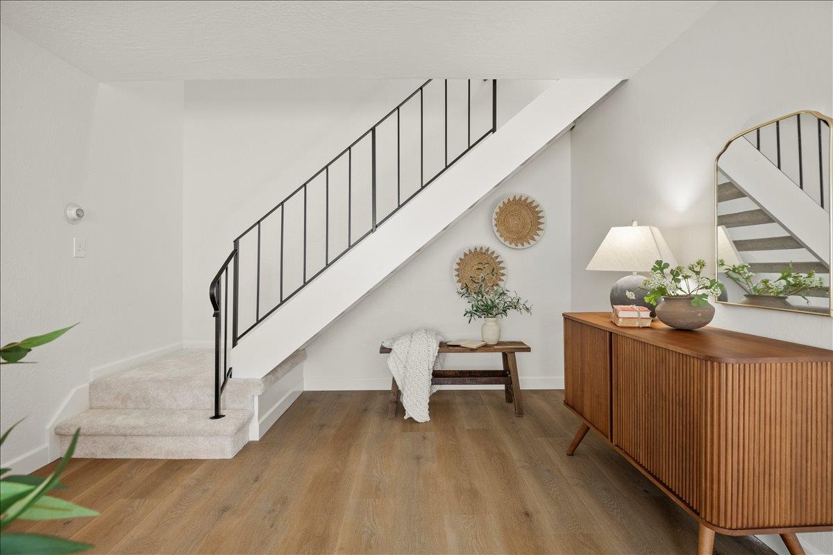 284 Rio Verde Place, Unit 3 Milpitas, CA 95035 - Photo 12 of 29 a view of entryway and hall with wooden floor
