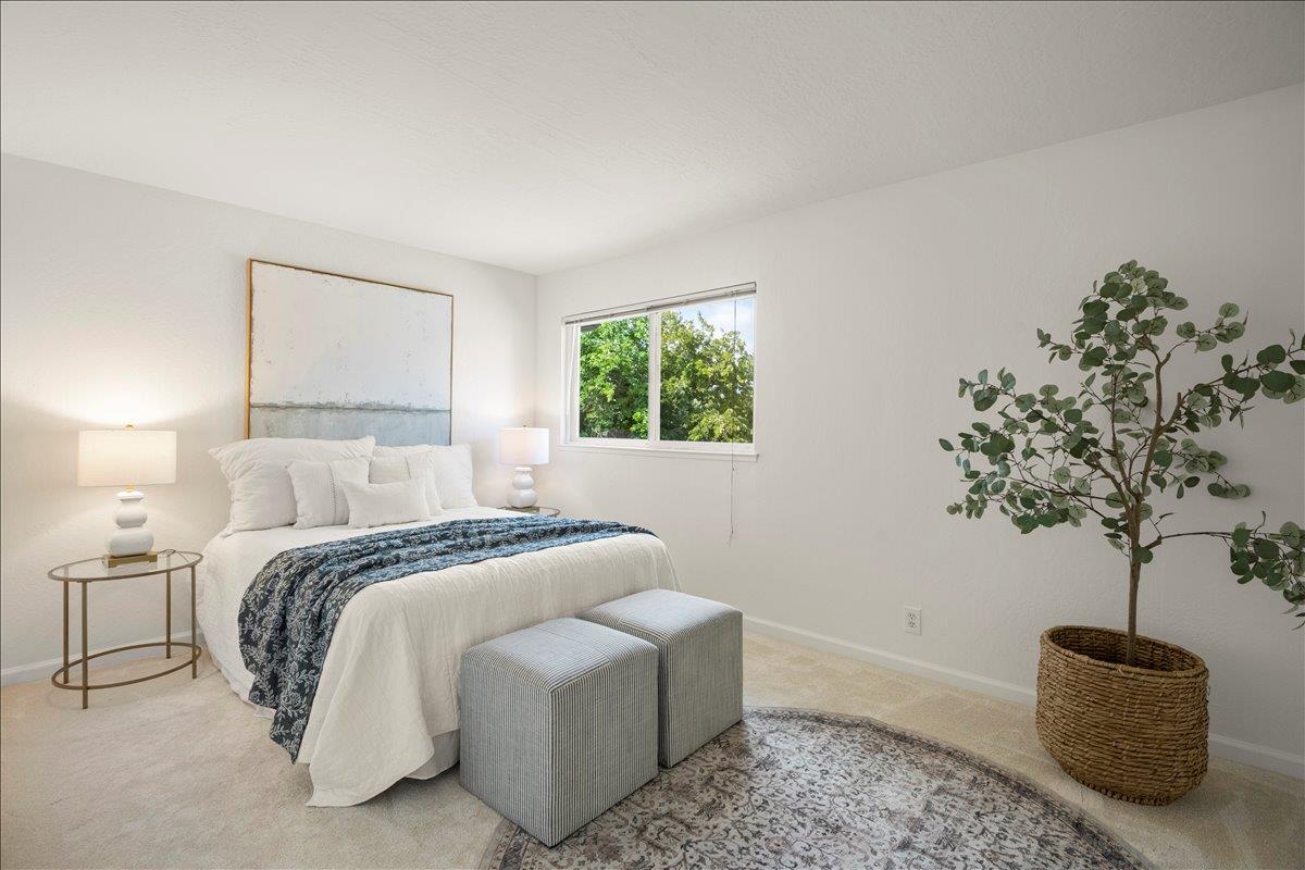 284 Rio Verde Place, Unit 3 Milpitas, CA 95035 - Photo 15 of 29 a bedroom with a bed and a window